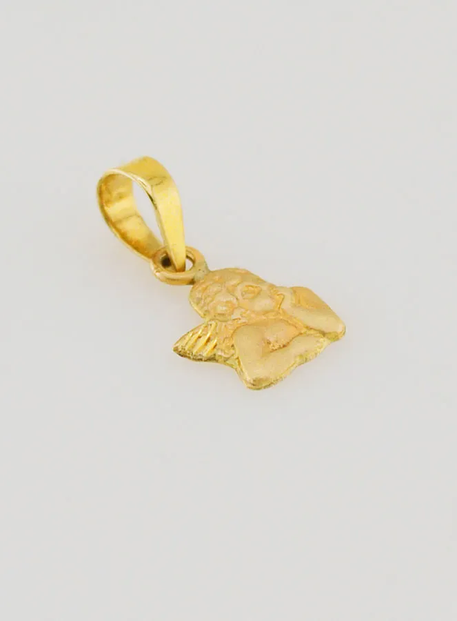 Anhänger Schutzengel aus 375er Gold – 6 mm (pic 3)