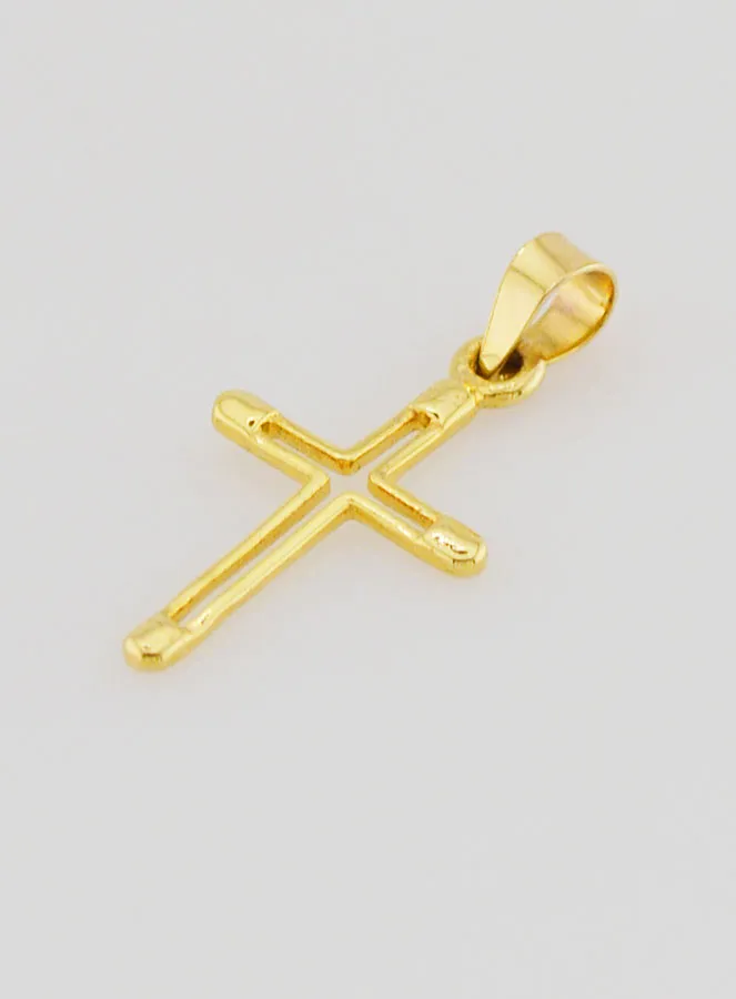 Anhänger Kreuz Kontur 15 mm – 9K Gold (pic 3)