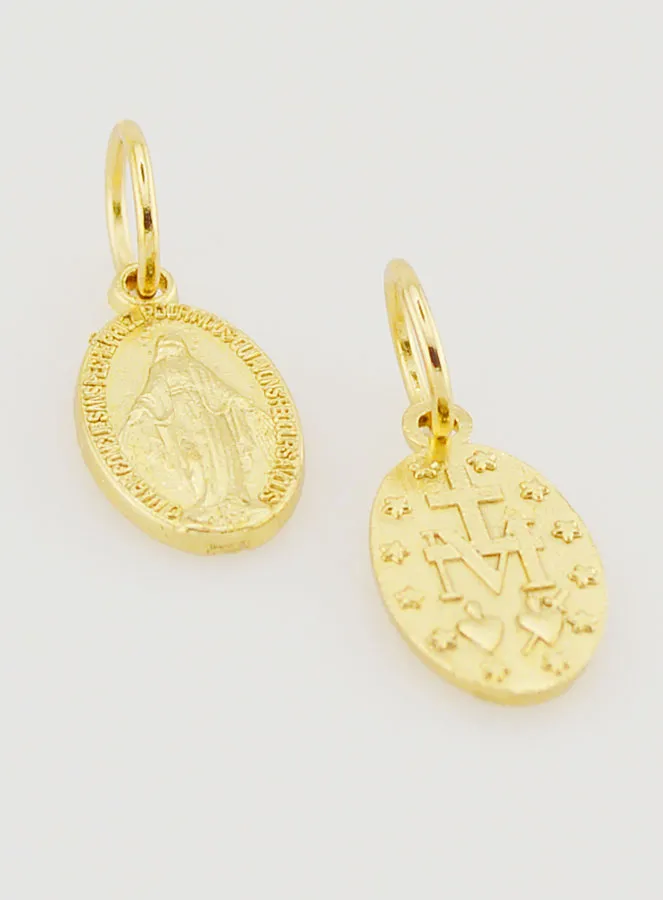 Goldfarbene Wundertätige Medaille Rue du Bac Paris – 12mm (pic 2)