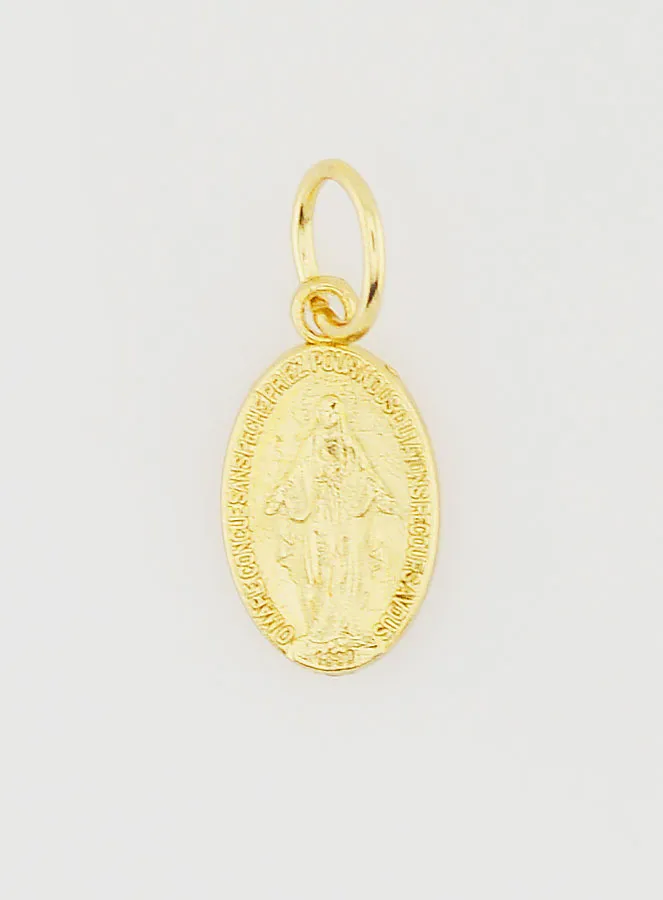 Goldfarbene Wundertätige Medaille Rue du Bac Paris – 12mm (pic 3)