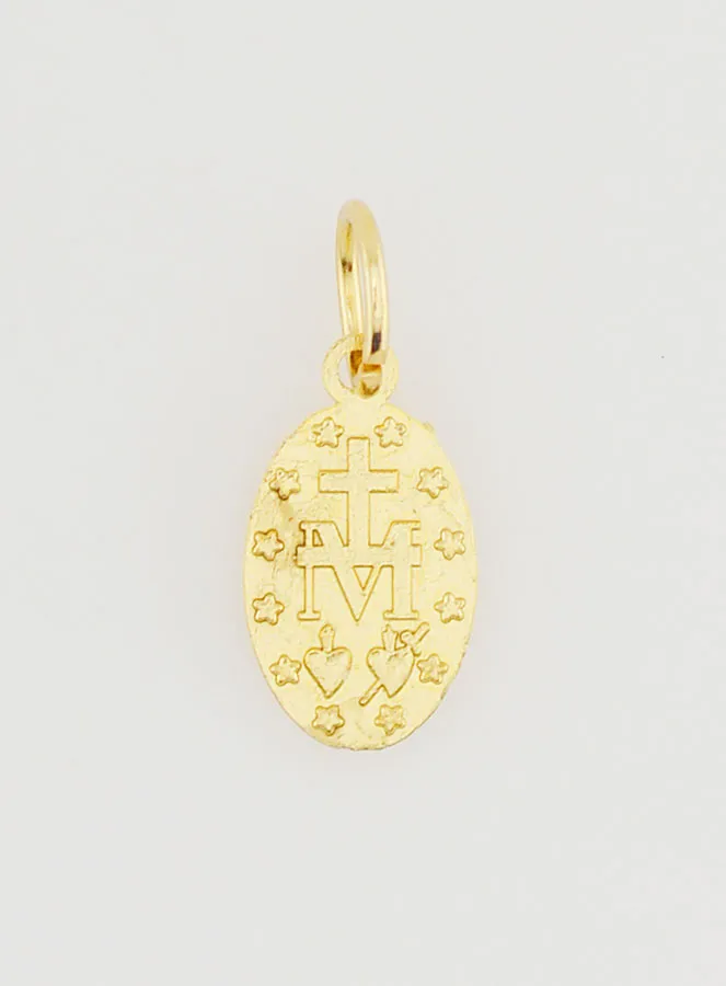 Goldfarbene Wundertätige Medaille Rue du Bac Paris – 12mm (pic 4)