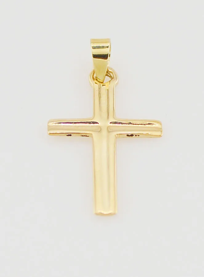Anhänger Kreuz 23mm – 9K Gold (pic 2)
