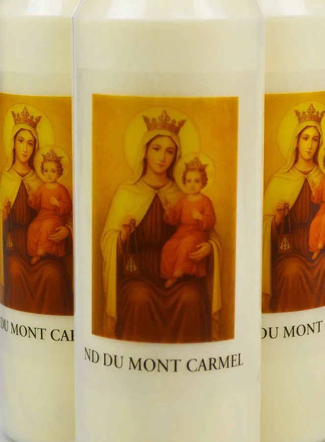 Set 3 Novenenkerzen Madonna vom Berge Karmel (pic 3)