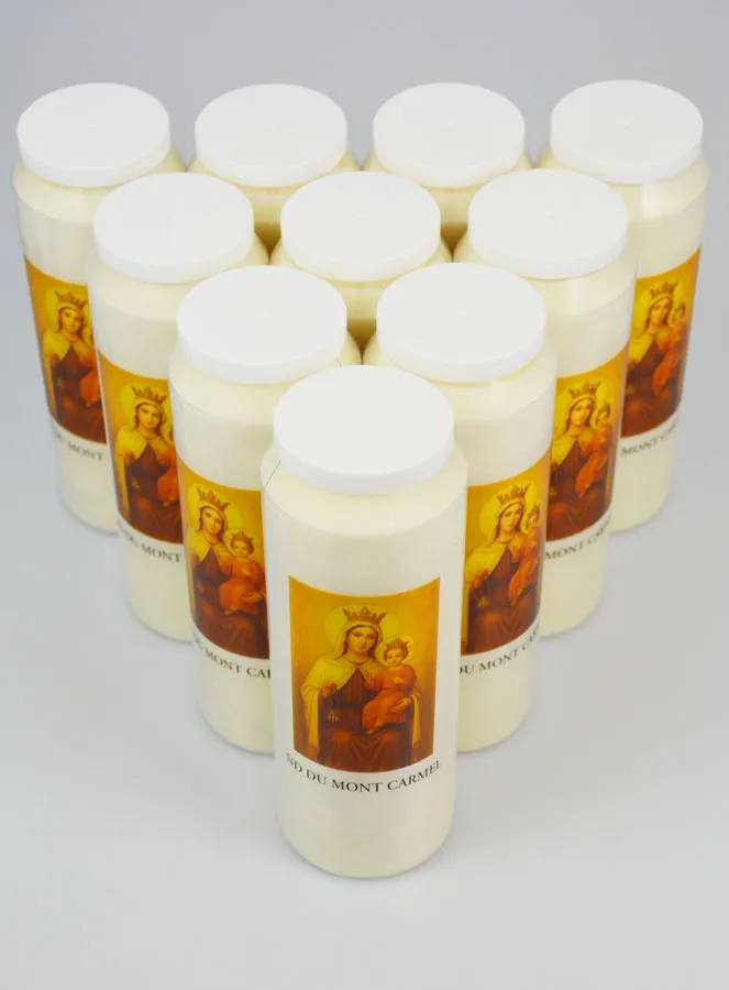 Set 10 Novenenkerzen Madonna vom Berge Karmel (pic 2)