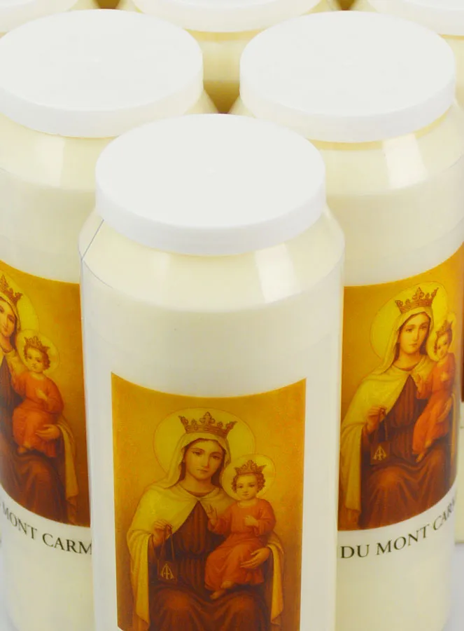 Set 20 Novenenkerzen Madonna vom Berge Karmel (pic 4)