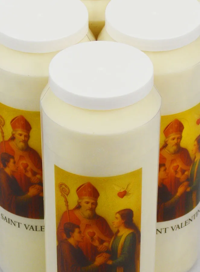 Set 20 Novenen-Kerzen Heiliger Valentin (pic 4)