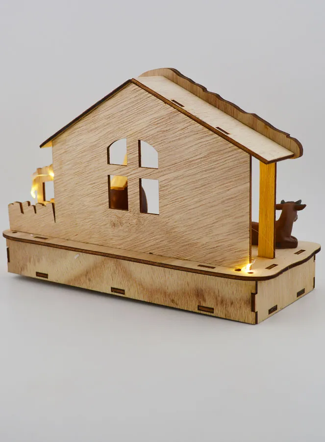 Leuchtende Weihnachtskrippe 20cm (pic 4)