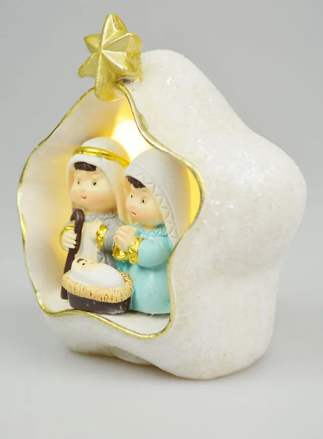 Beleuchtet Weihnachtskrippe für Kinder – 9 cm (pic 2)