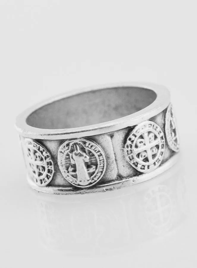 Religiöser Ring Heiliger Benedikt – Größe 52 (pic 3)