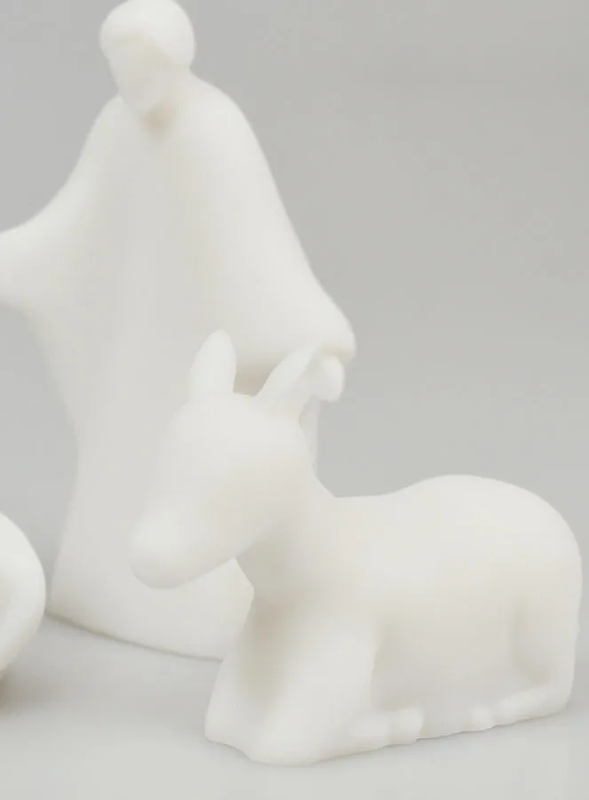 Weihnachtskrippe aus Alabaster – 5 Figuren (pic 4)