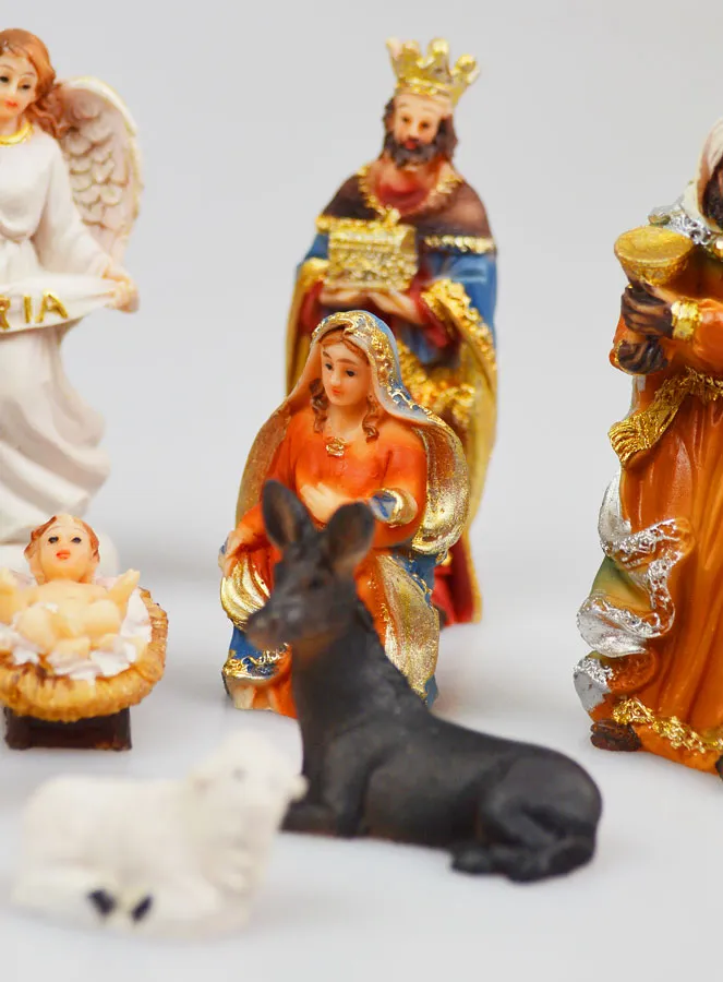 Weihnachtskrippe mit 11 Figuren - 8cm (pic 3)