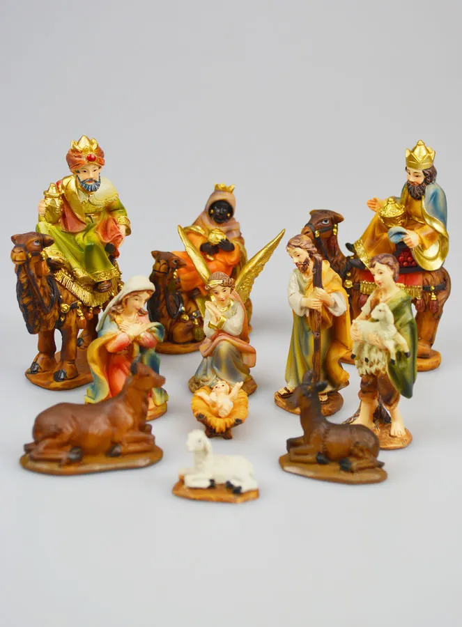 Weihnachtskrippe 11 Figuren - 7cm (pic 1)