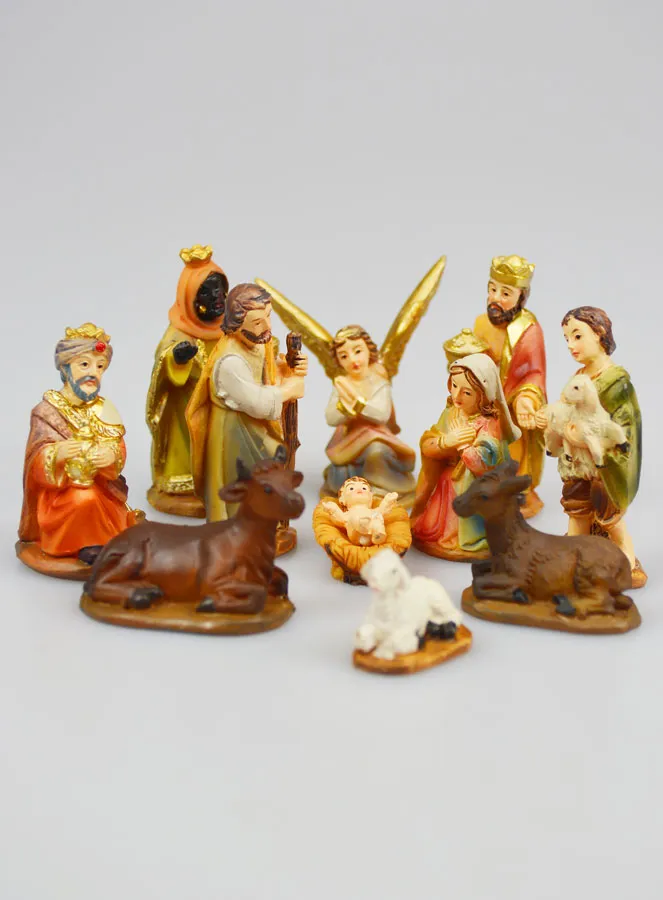 Weihnachtskrippe - 11 Figuren 5cm (pic 1)
