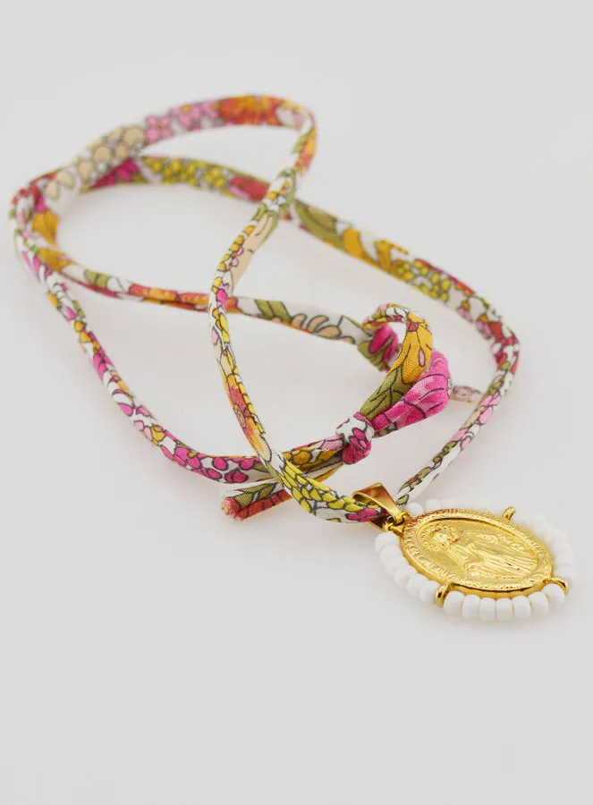 Religiöse Halskette Liberty Band - Wundertätige Medaille mit Perlen (pic 4)