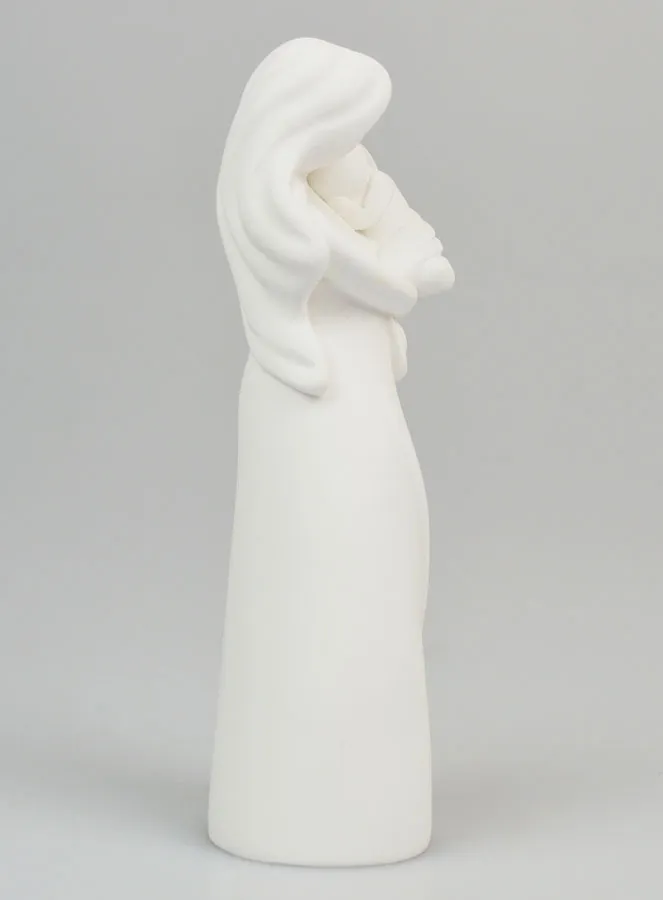 Moderne Figur Mutter Maria mit Kind - 12cm (pic 3)