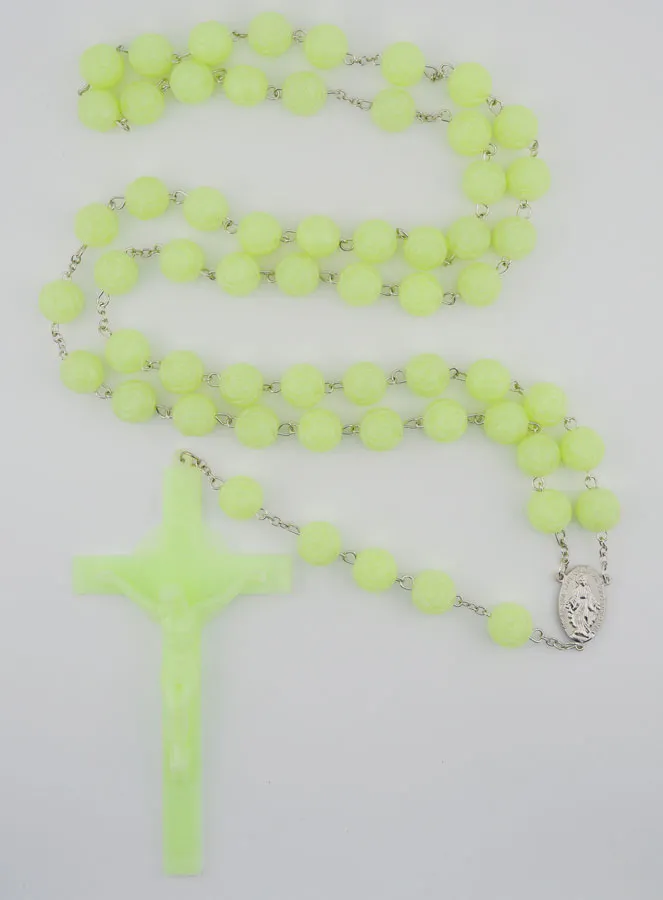 Großer Wand-Rosenkranz Fluoreszierend - Wundertätige Madonna (pic 1)