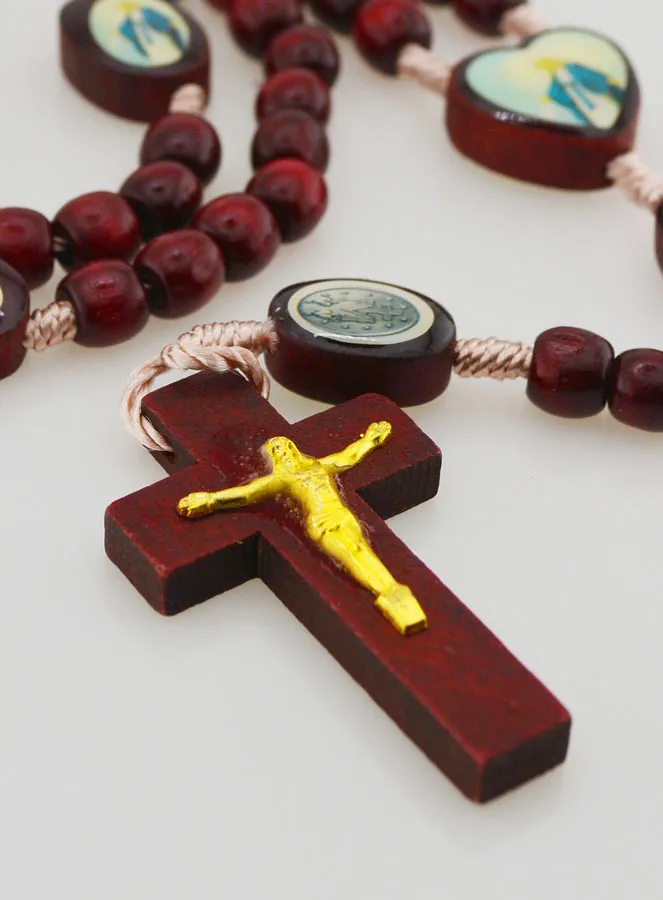 Rosenkranz der Wunderbaren Mutter Gottes – Holzperlen (pic 3)