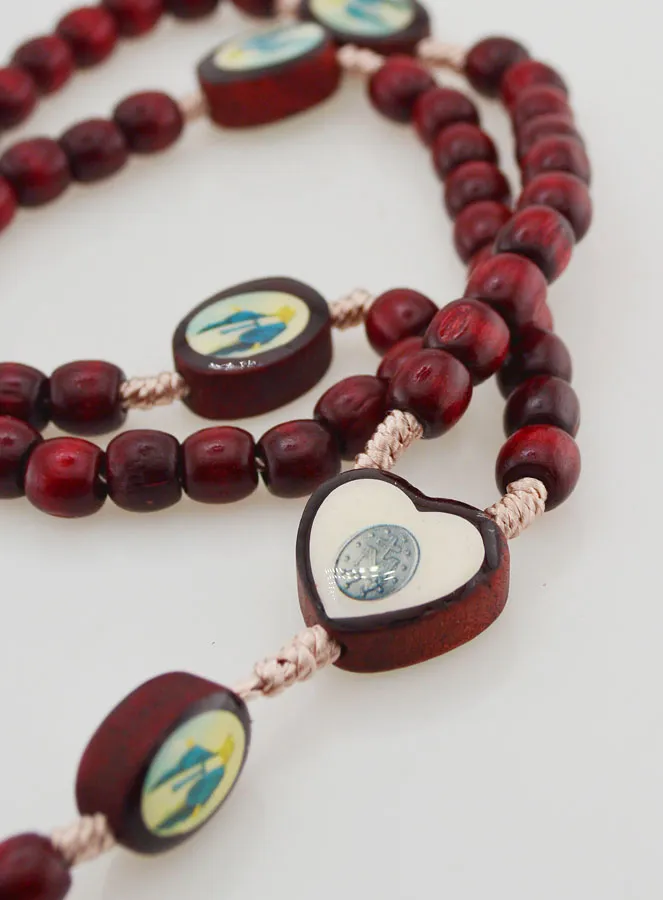 Rosenkranz der Wunderbaren Mutter Gottes – Holzperlen (pic 4)