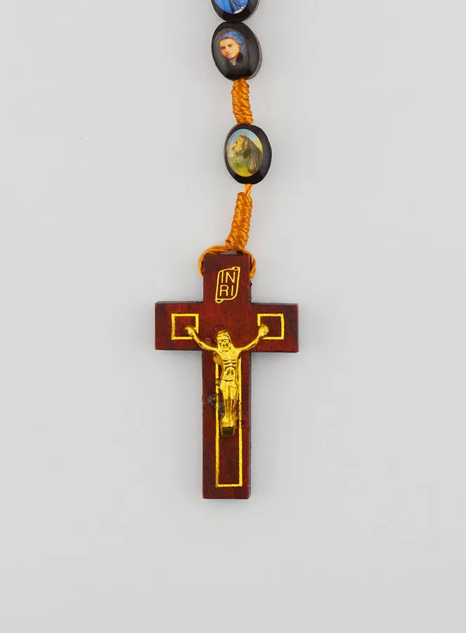 Rosenkranz Wundertätige Madonna aus Holz - 60cm (pic 3)