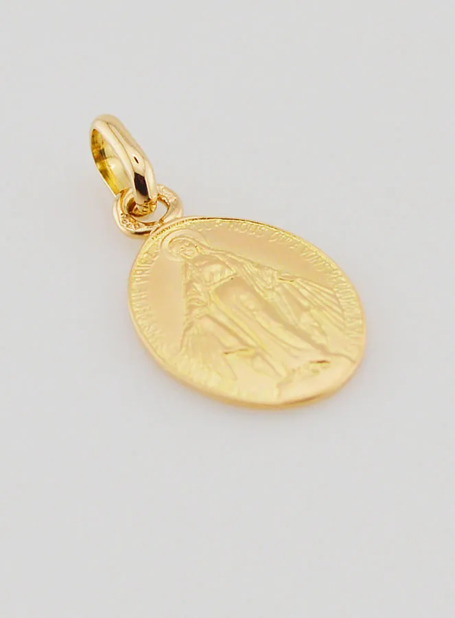 Wundertätige Medaille 18K Gold - 15mm (pic 3)