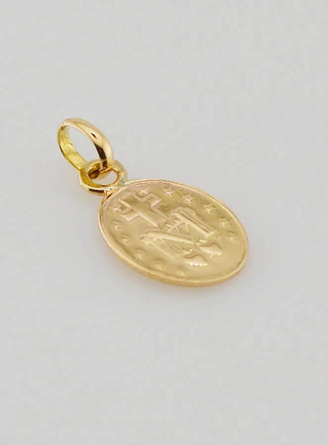 Wundertätige Medaille 18K Gold - 10mm (pic 4)