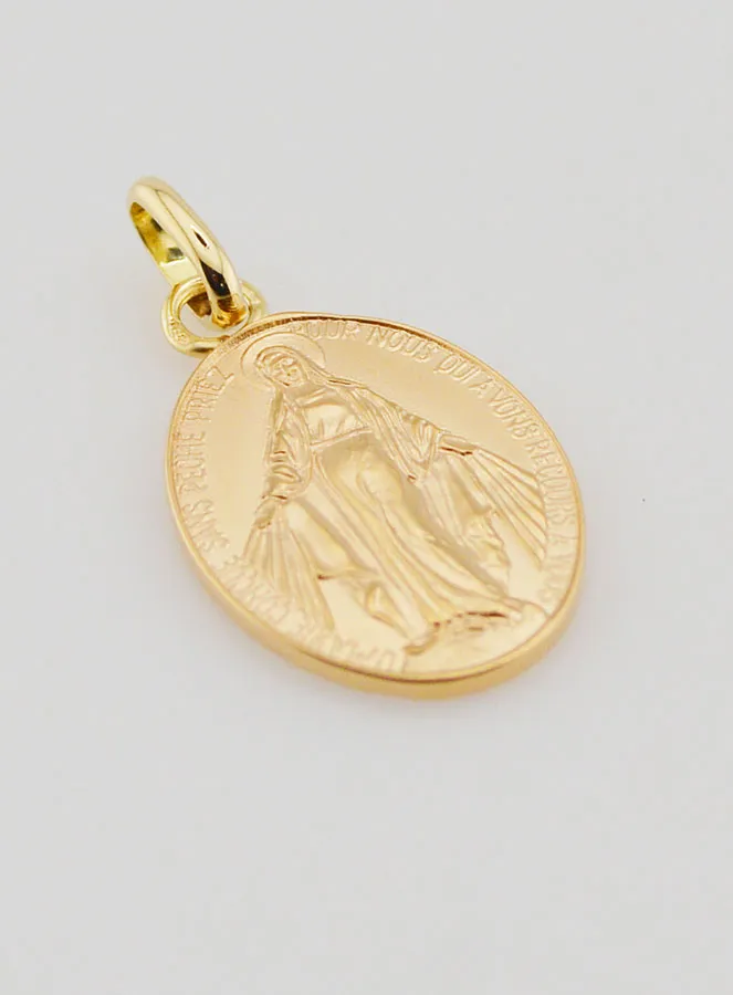 Wunderbare Medaille 18K Gold - 20mm (pic 3)
