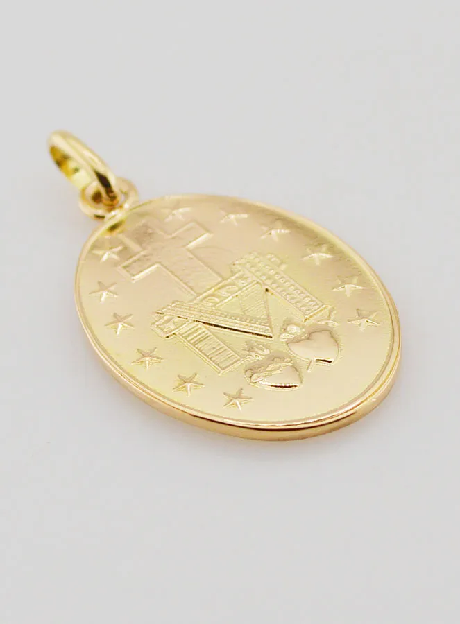 Wunderbare Medaille 18K Gold - 25mm (pic 3)