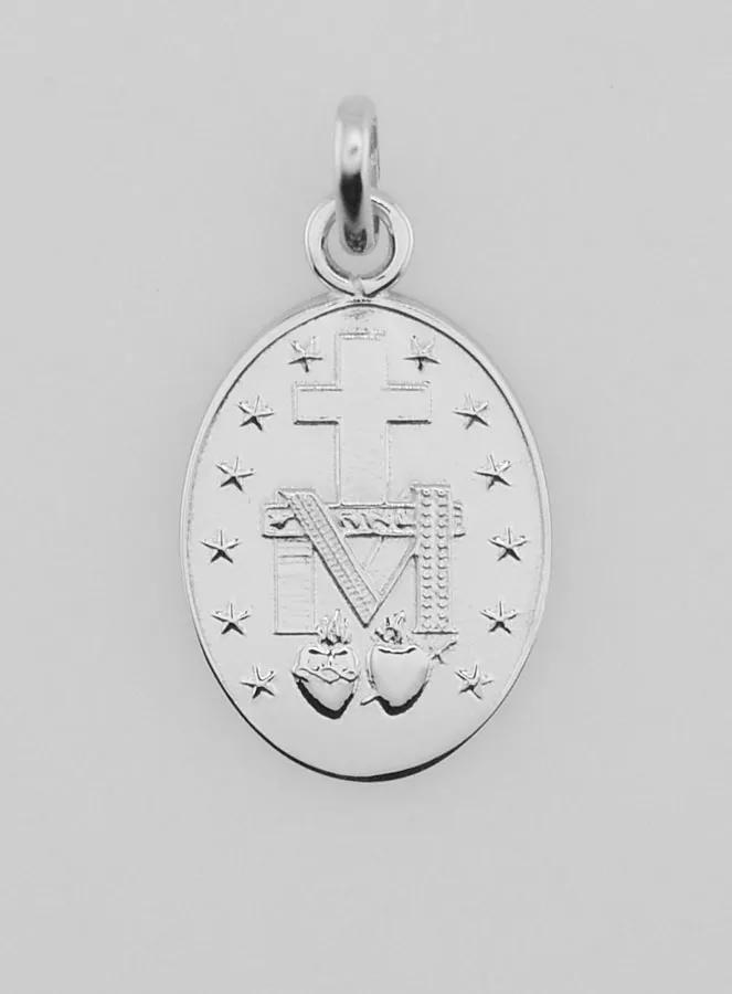 Wunderbare Medaille 18 Karat Weißgold - 20 mm (pic 2)