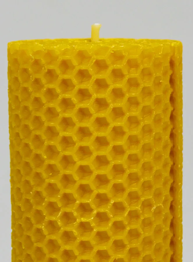 Deko Kerze 100 % Bienenwachs – 10x5cm (pic 3)