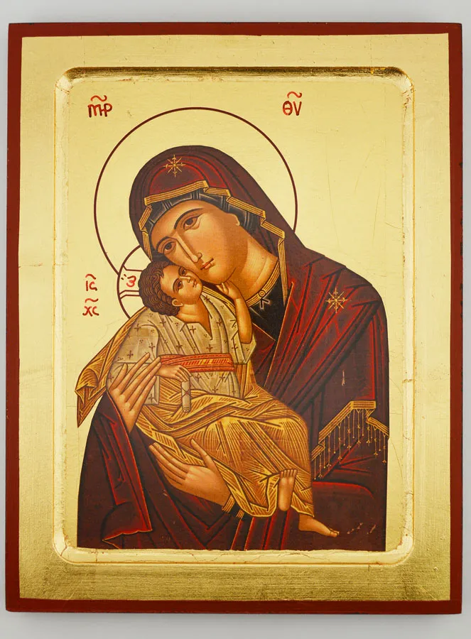 Religiöse Ikone Madonna der Zärtlichkeit - 24cm (pic 1)
