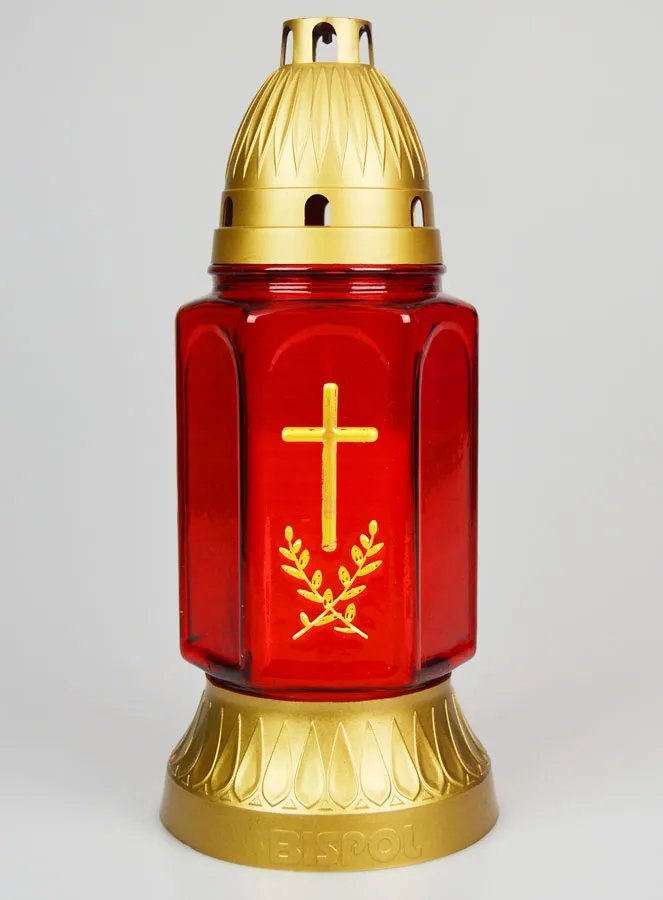 Grabkerze aus Glas – 25cm (pic 1)