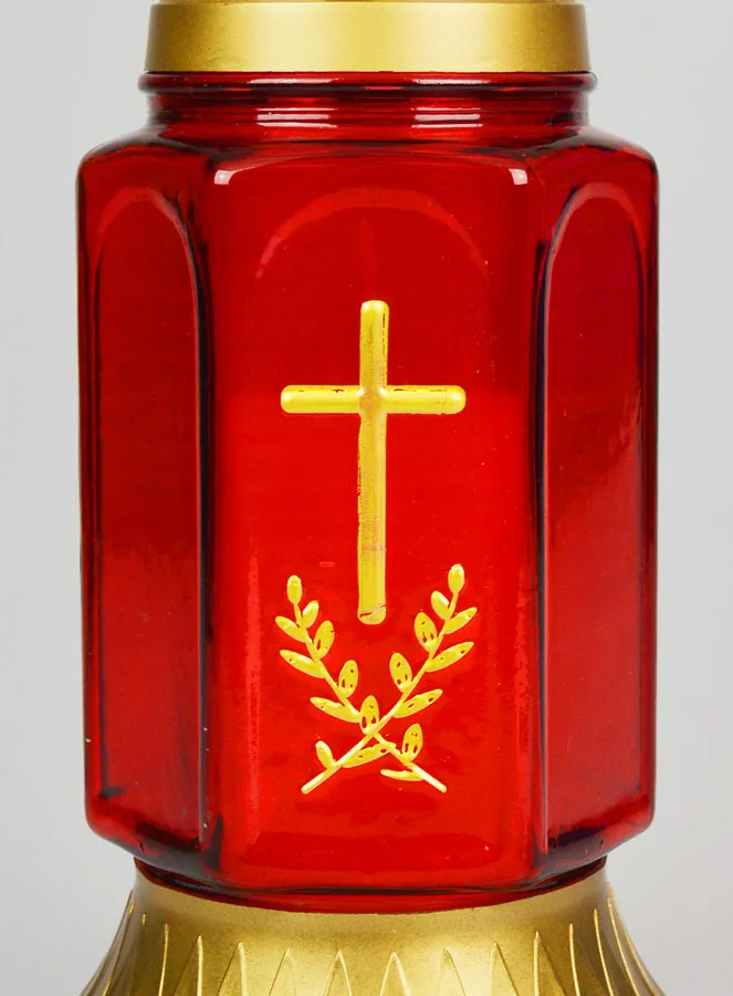 Grabkerze aus Glas – 25cm (pic 3)