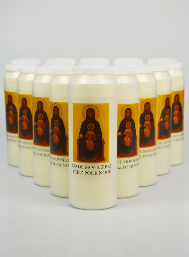 Set 20 Novenenkerzen Mutter Gottes von Montserrat (pic 1)
