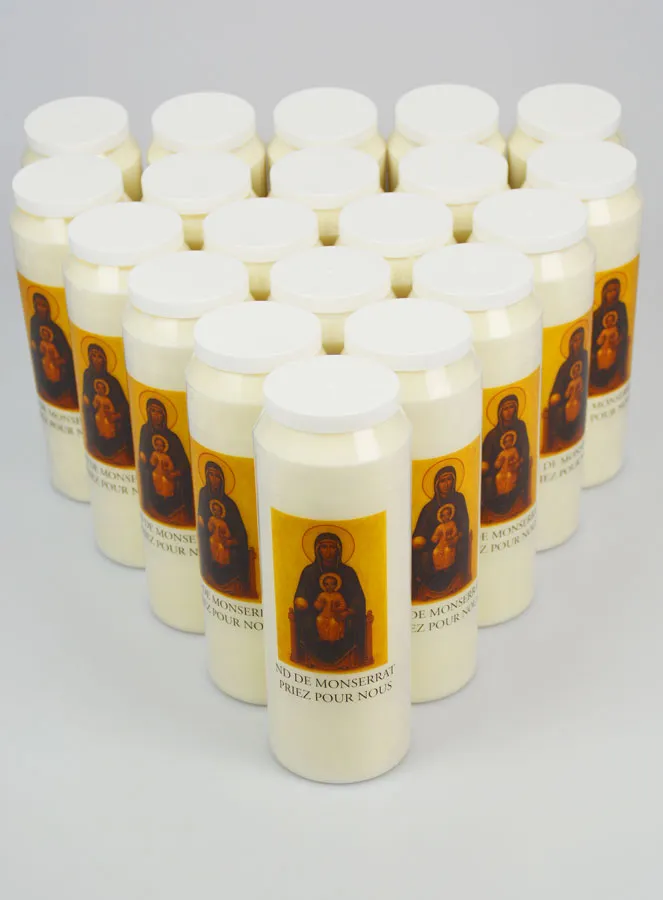 Set 20 Novenenkerzen Mutter Gottes von Montserrat (pic 2)