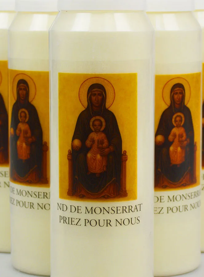 Set 20 Novenenkerzen Mutter Gottes von Montserrat (pic 3)
