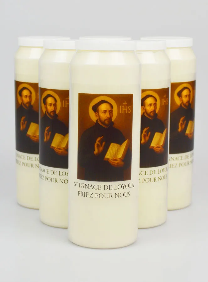 Set 6 Novenenkerzen zum Heiligen Ignatius von Loyola (pic 1)