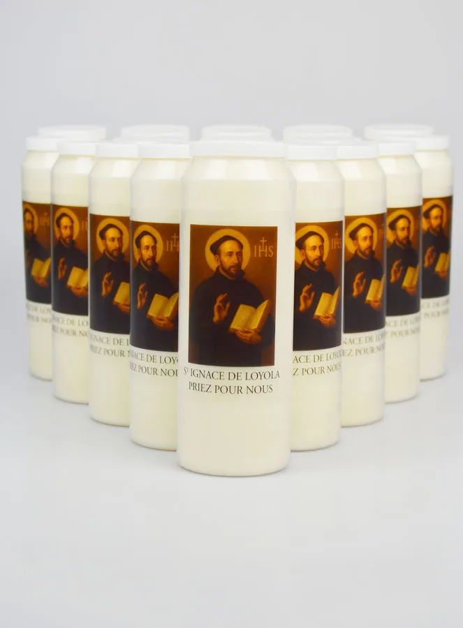 Set 20 Novenenkerzen zum Heiligen Ignatius von Loyola (pic 1)