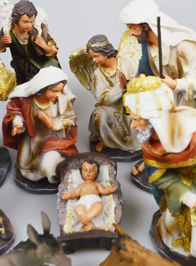 Komplette Weihnachtskrippe 11 Figuren – 30cm (pic 4)
