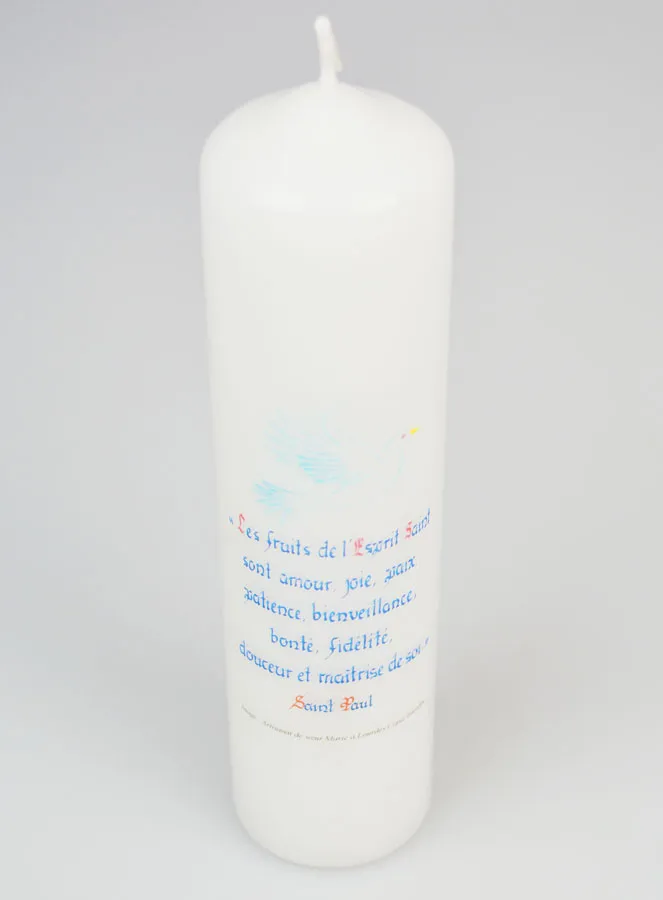 Firmungsgeschenk – Kerze mit Schriftzug 20cm (pic 2)