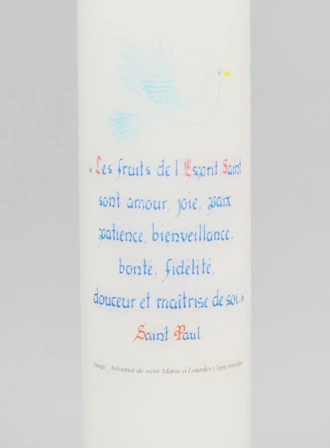 Firmungsgeschenk – Kerze mit Schriftzug 20cm (pic 3)