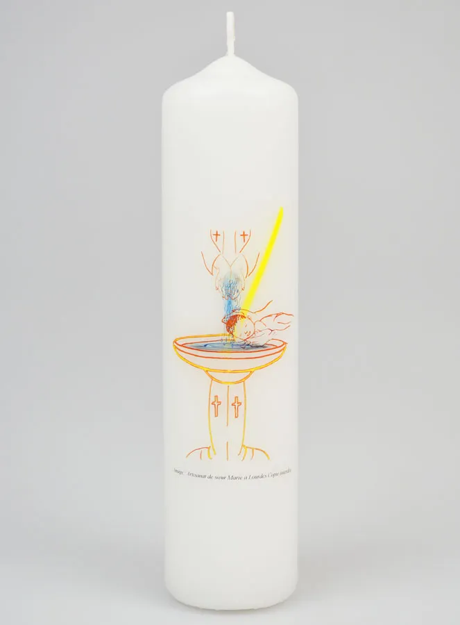 Taufgeschenk für Kinder – Kerze 20cm (pic 1)