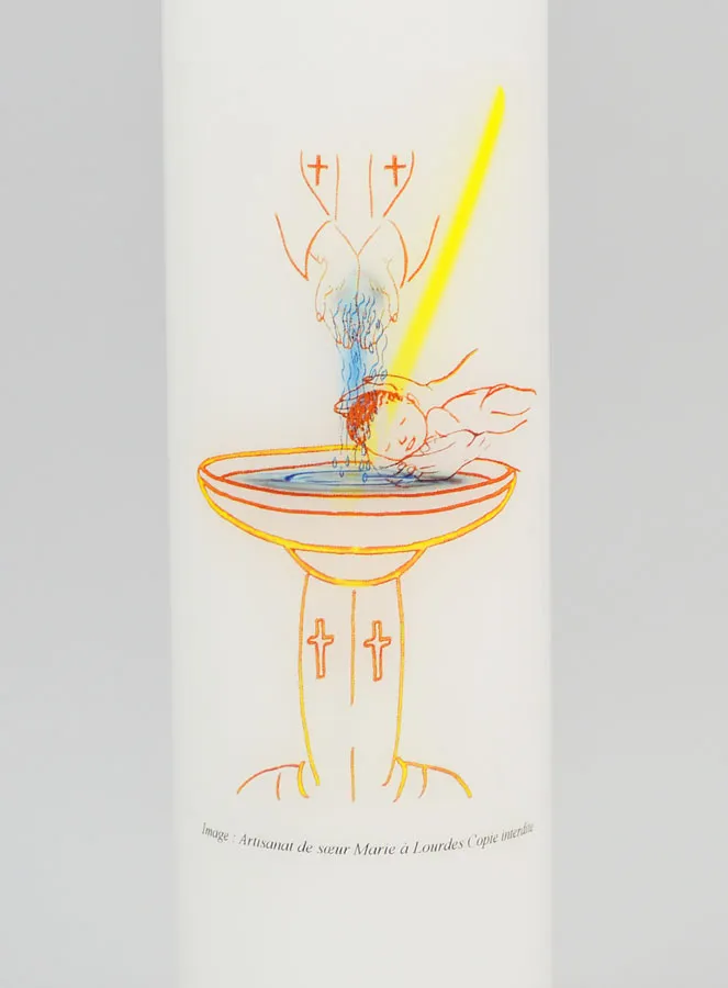 Taufgeschenk für Kinder – Kerze 20cm (pic 3)