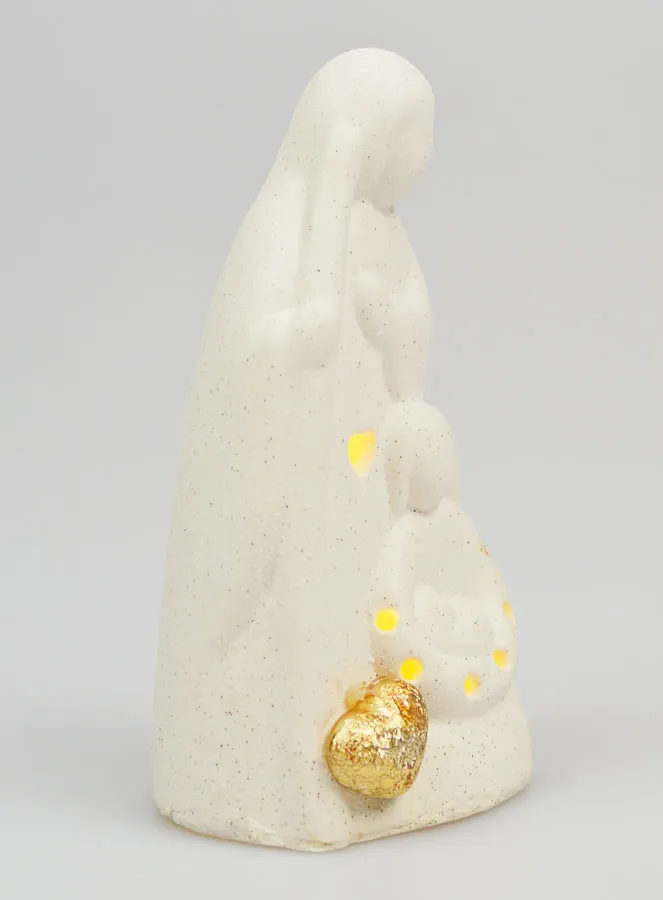 Leuchtende Porzellan Figur der Heiligen Familie – 11cm (pic 3)