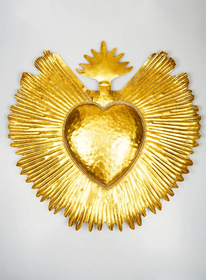 Große Ex Voto Wanddekoration aus Metall - 59cm (pic 1)