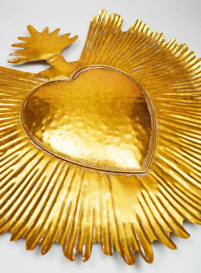 Große Ex Voto Wanddekoration aus Metall - 59cm (pic 3)
