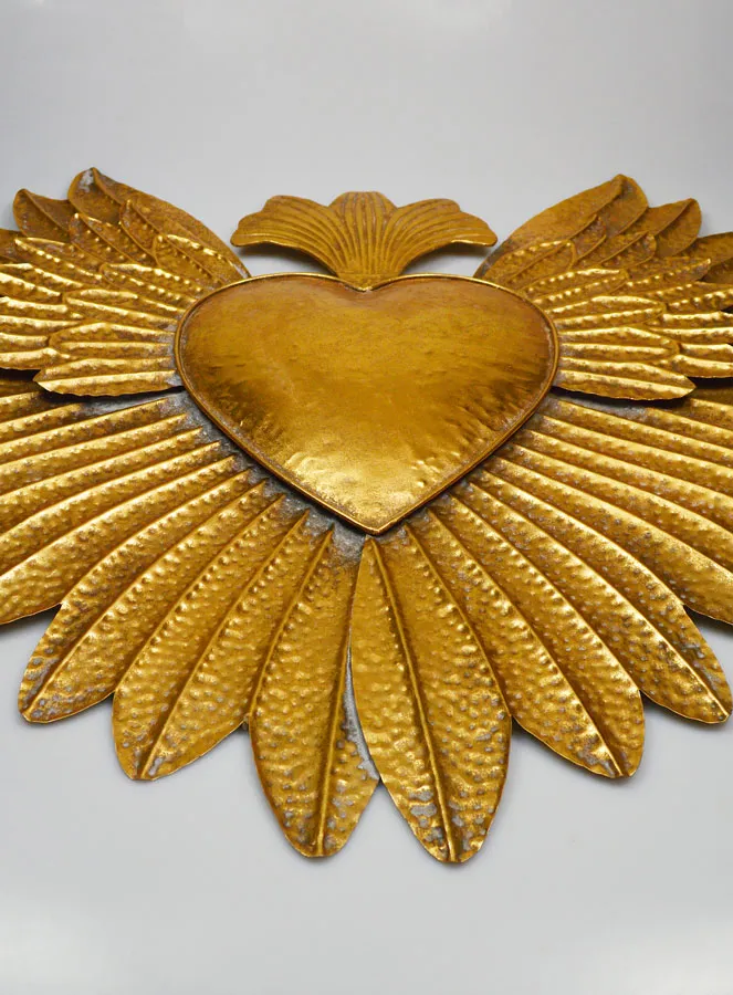 Große Ex Voto Wanddekoration aus Metall – 81cm (pic 2)