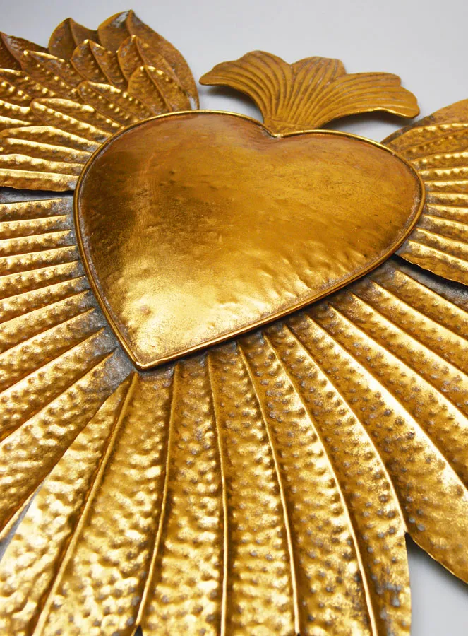 Große Ex Voto Wanddekoration aus Metall – 81cm (pic 3)