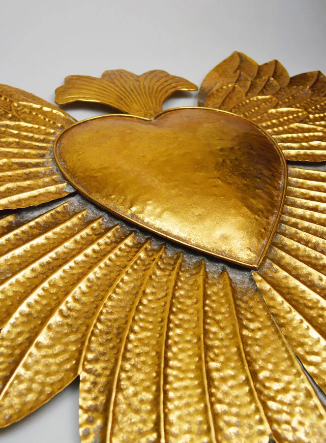 Große Ex Voto Wanddekoration aus Metall – 81cm (pic 4)