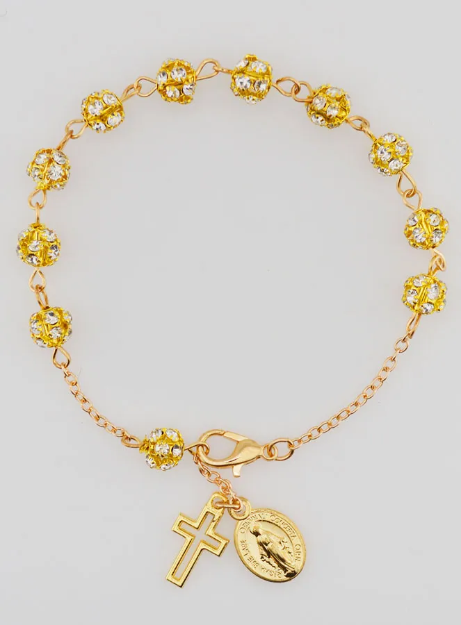 Armband mit Kreuz und Wundertätige Medaille (pic 1)