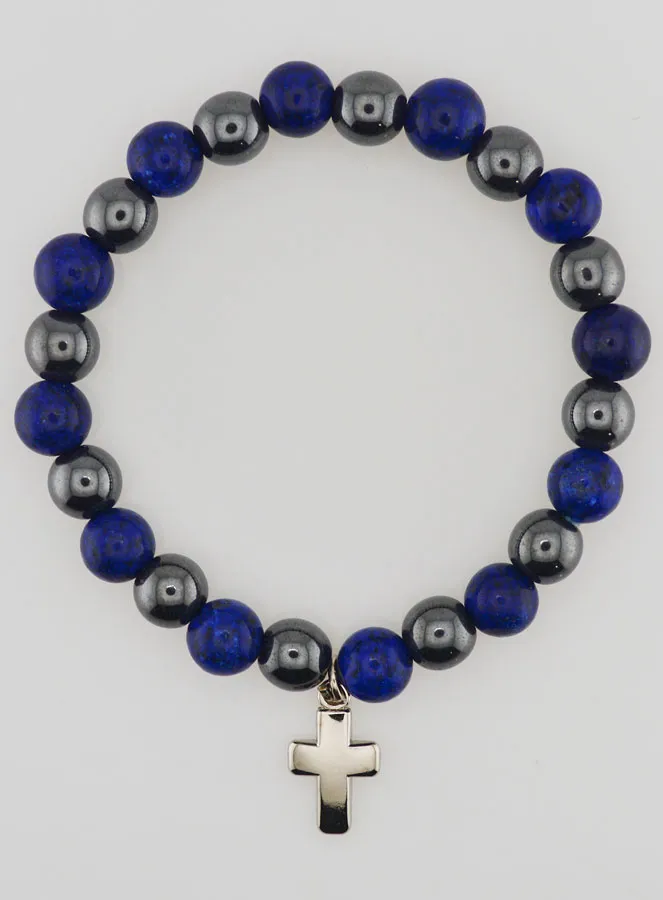 Edelstein Armband – Hämatit und Lapislazuli (pic 1)